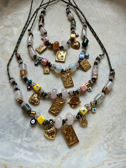 Nerina Paracord Charm Necklace