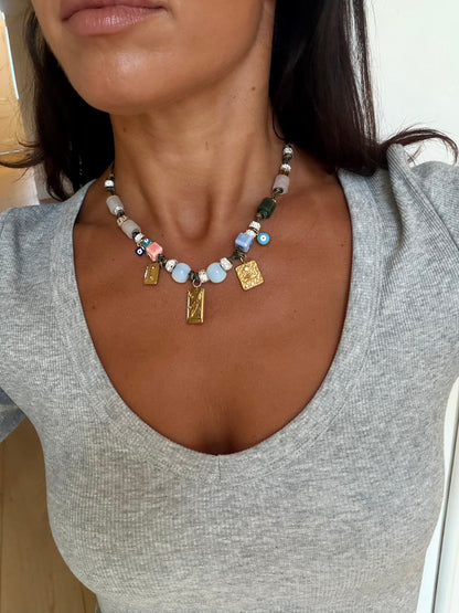 Mallorca Paracord Charm Necklace