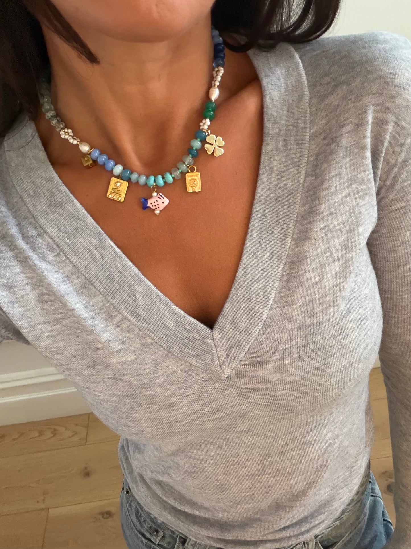 Gold Coast Charm Necklace