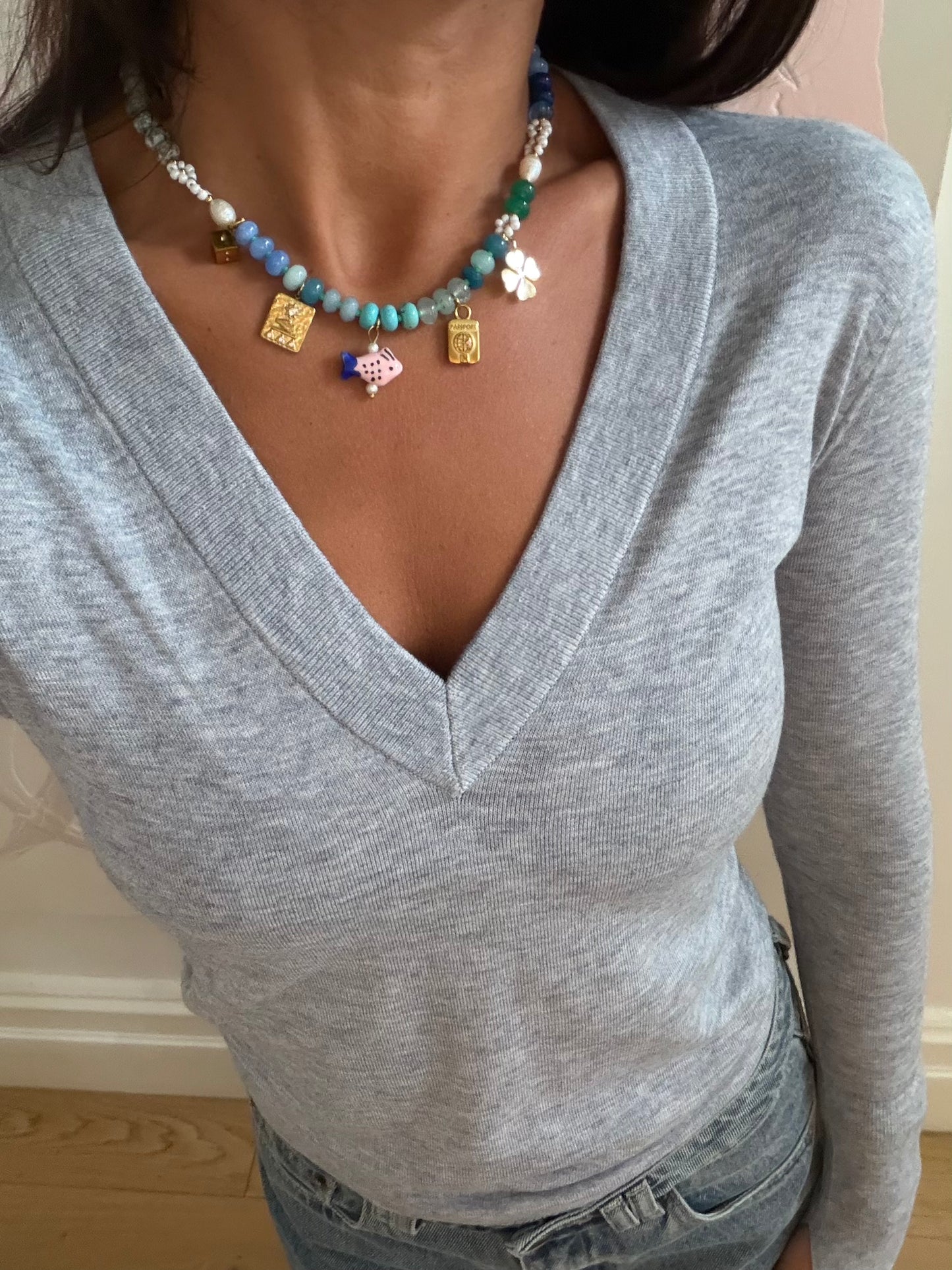 Gold Coast Charm Necklace