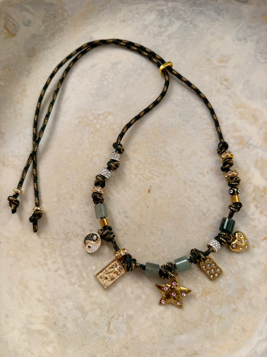 Tropic Glow Charm Paracord Necklace