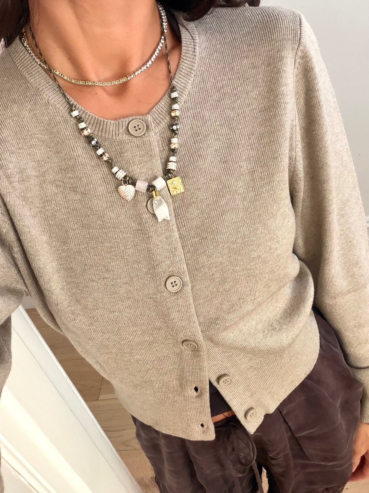 Amelie Paracord Charm Necklace