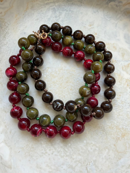 Green Bead Necklace
