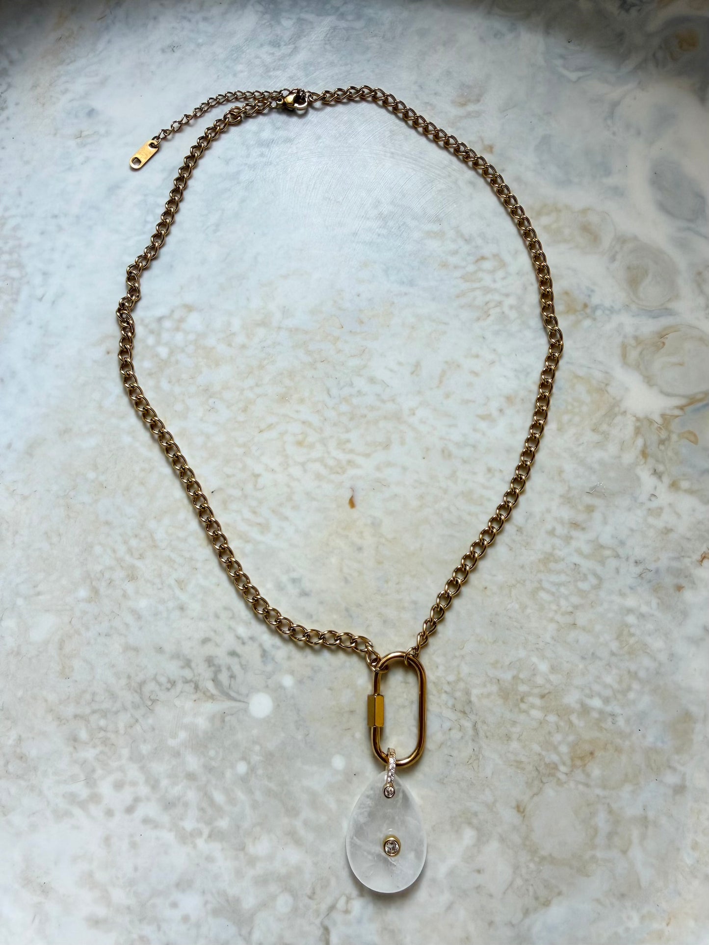 Aura Carabiner Necklace