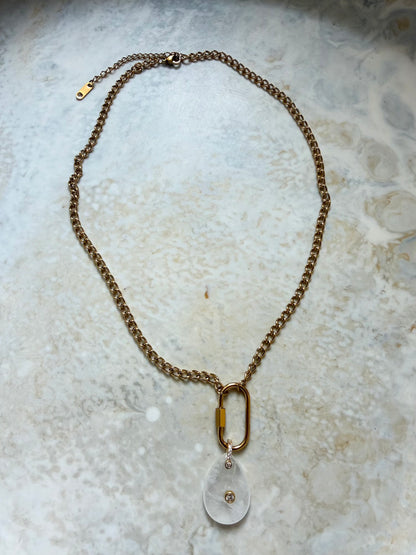 Aura Carabiner Necklace
