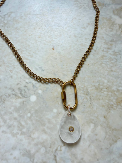 Aura Carabiner Necklace
