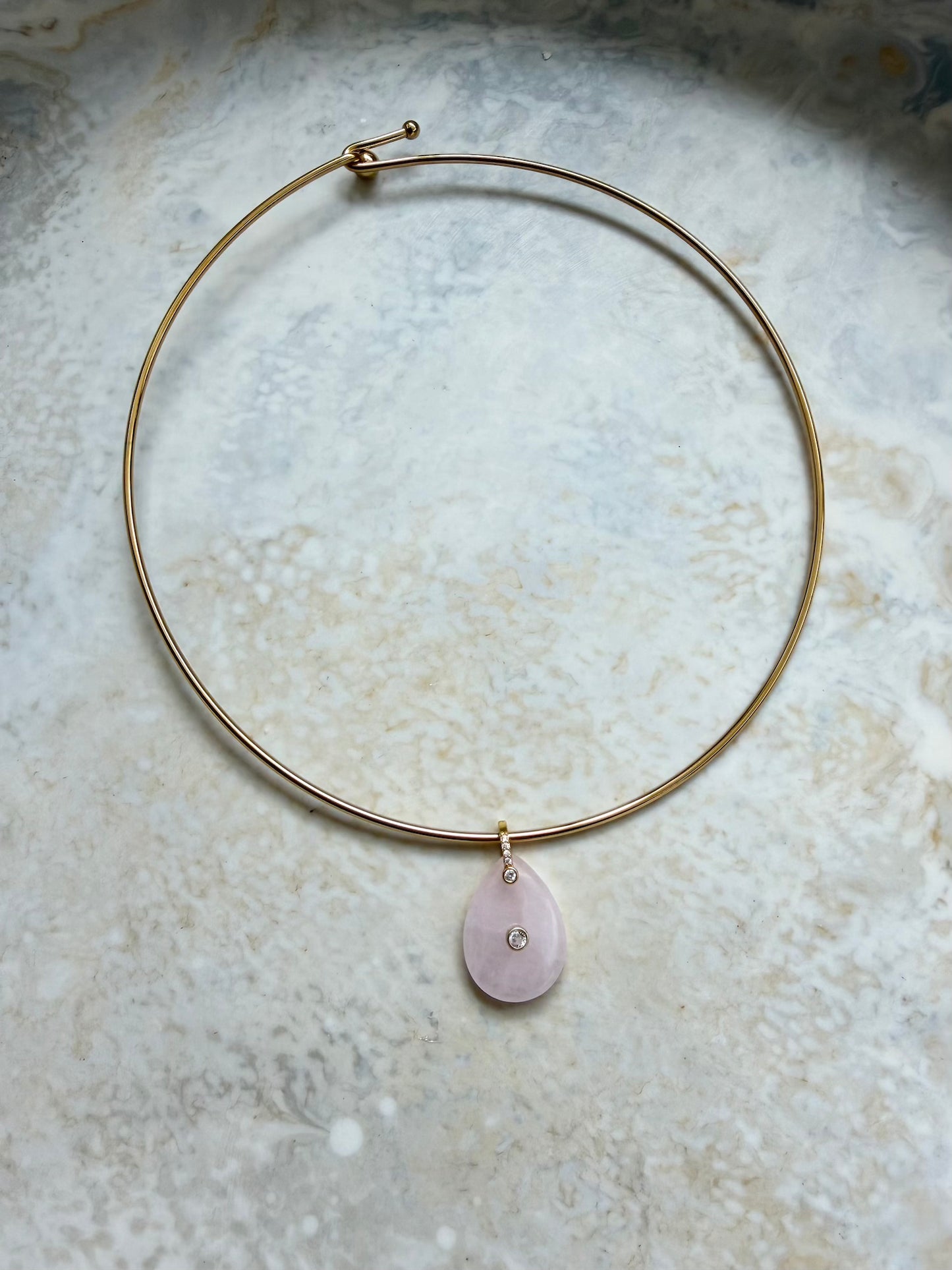 Canyon Pink Cuff Necklace