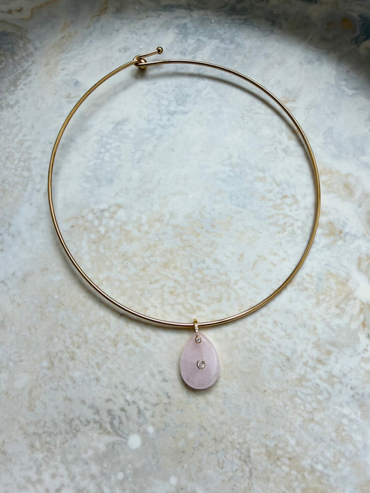 Canyon Pink Cuff Necklace