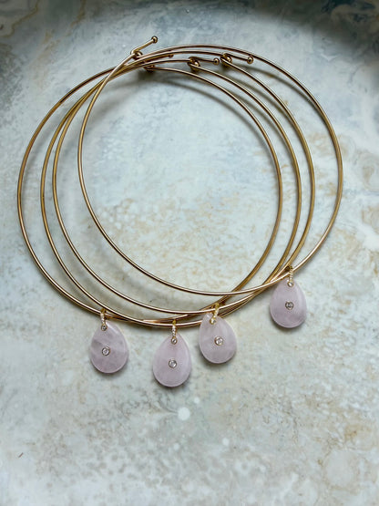 Canyon Pink Cuff Necklace