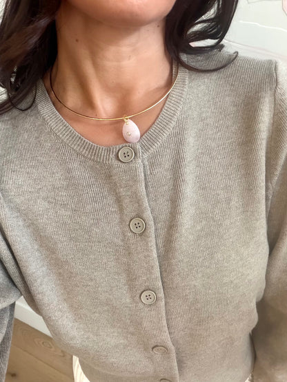 Canyon Pink Cuff Necklace