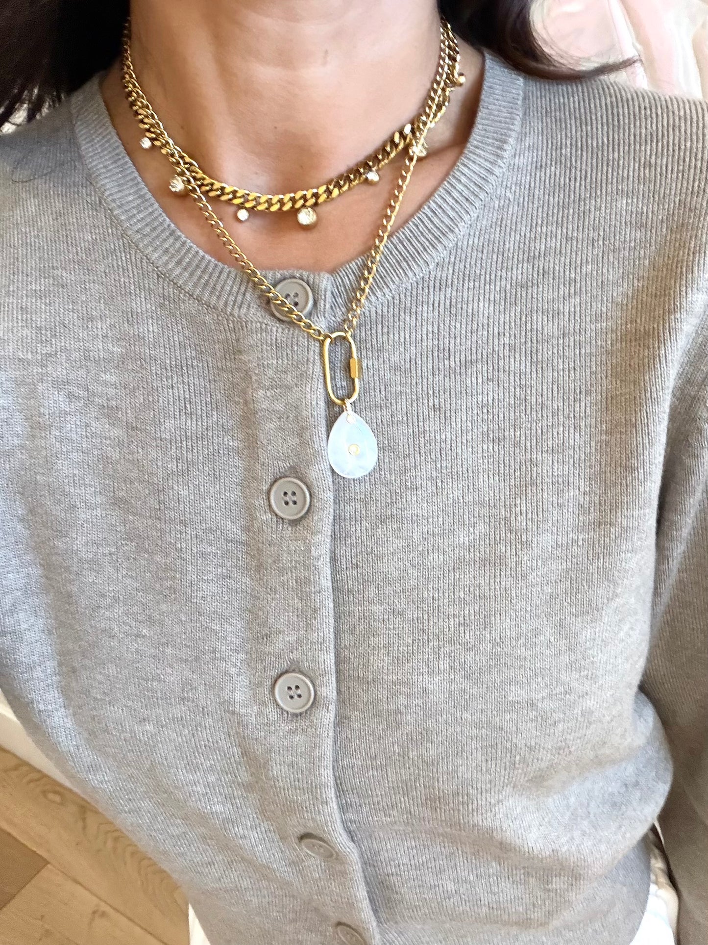 Aura Carabiner Necklace