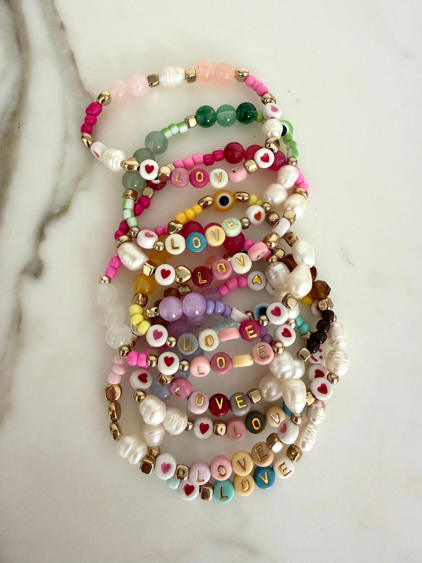 The Love Affirmation Beaded Bracelet