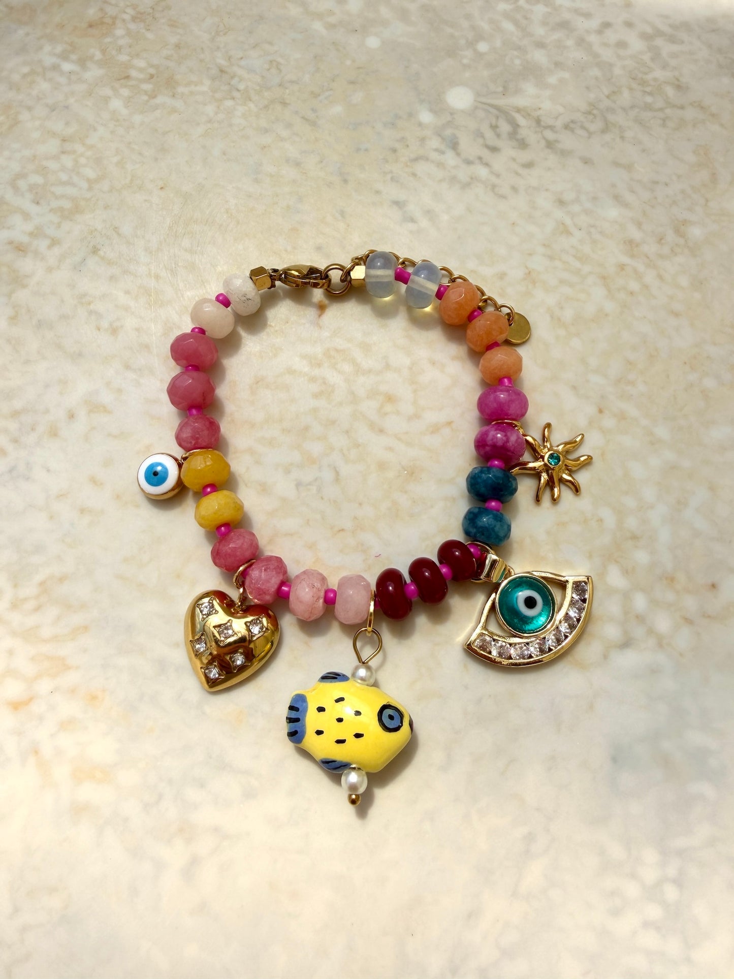 Marigold Charm Bracelet