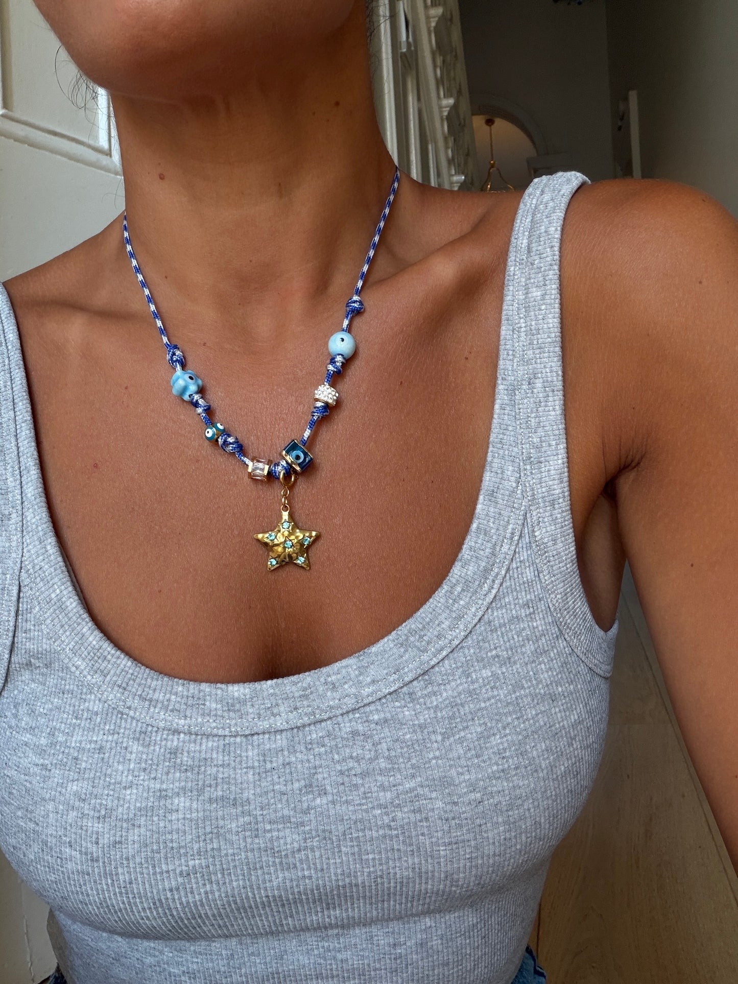 Topaz Paracord Necklace