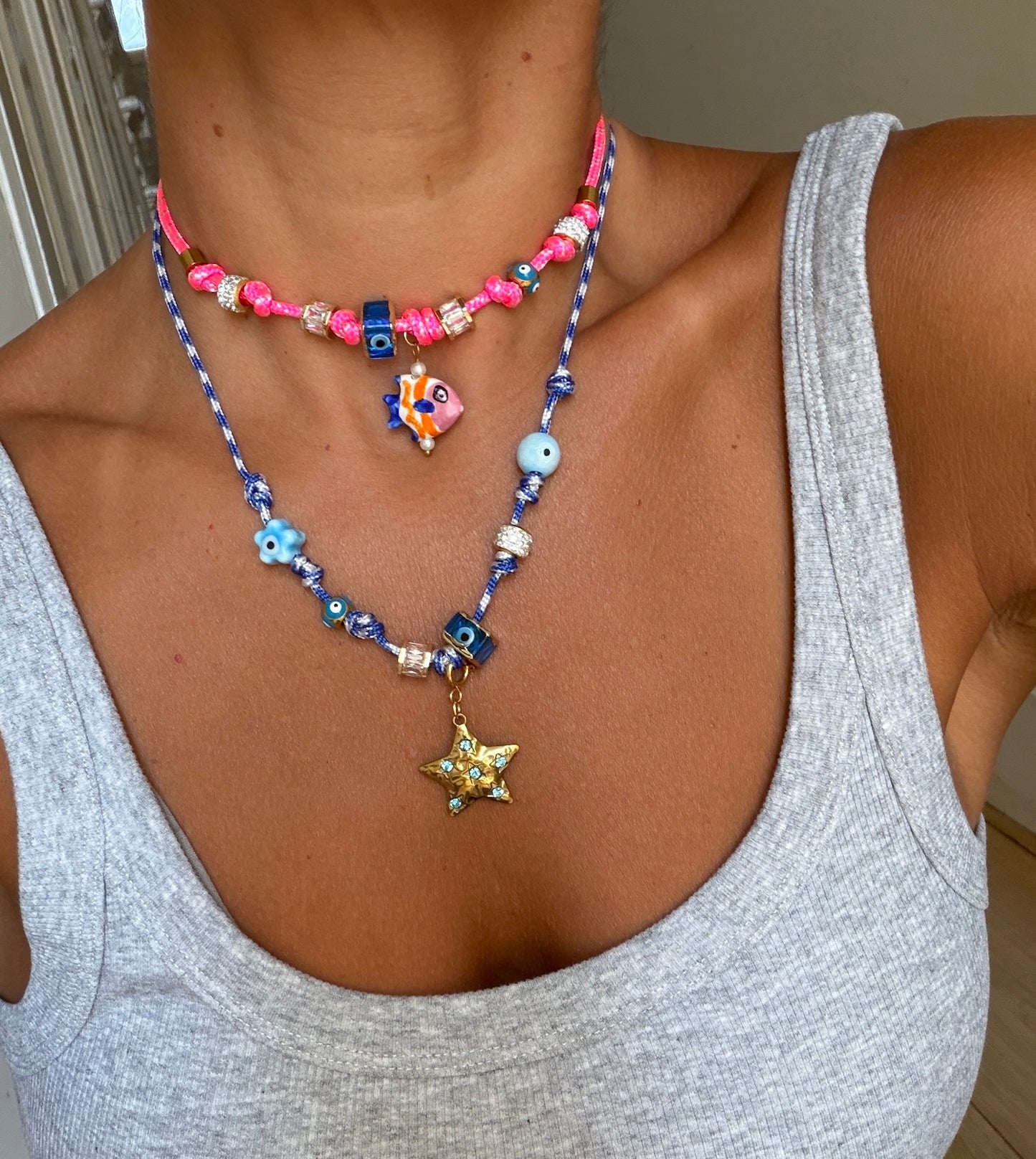 Topaz Paracord Necklace