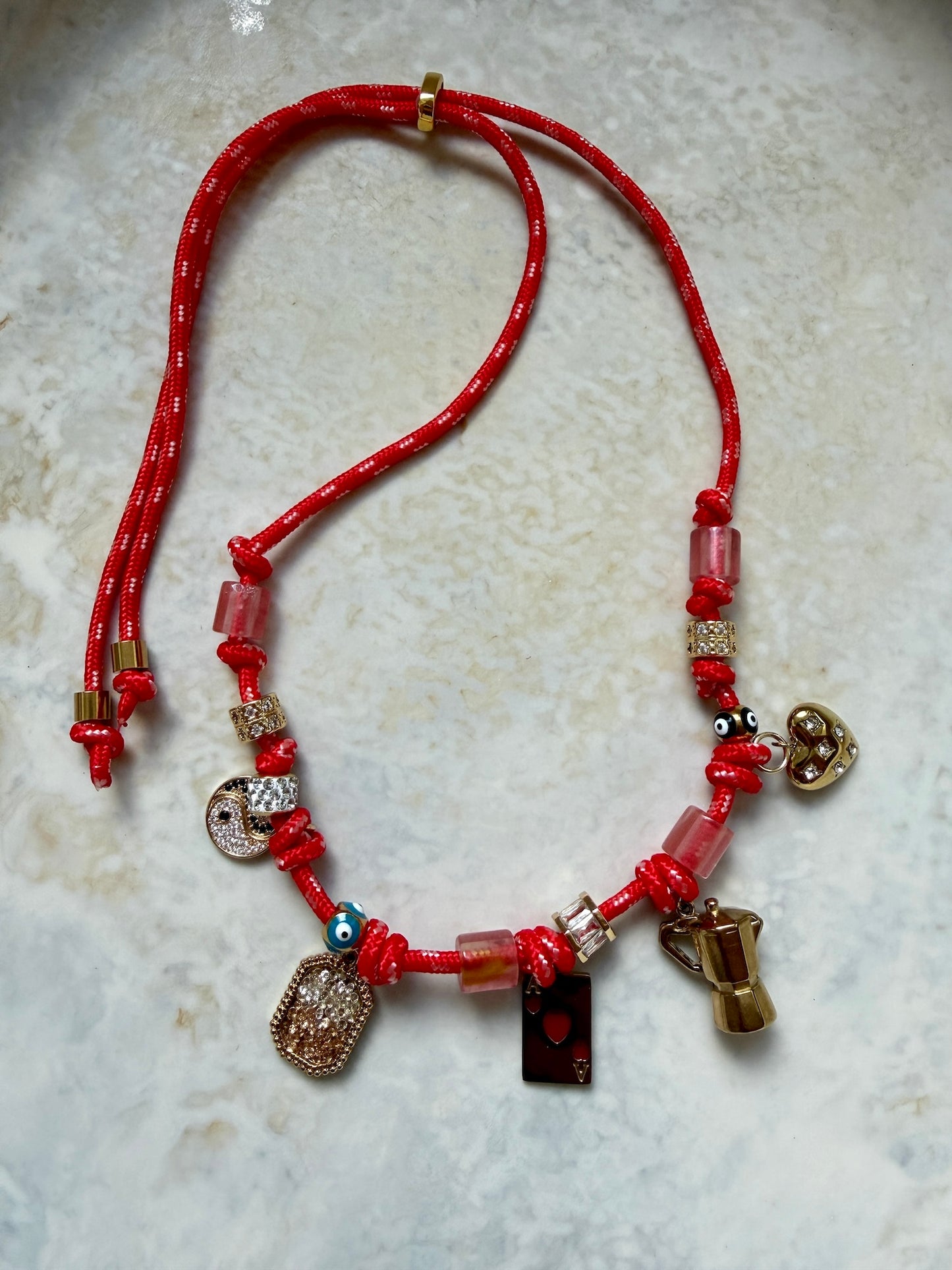 Sirena Paracord Charm Necklace