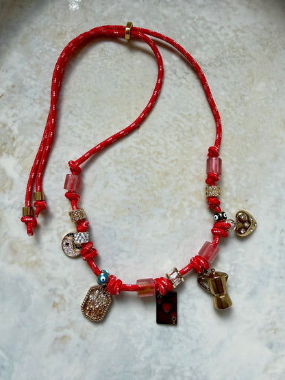 Sirena Paracord Charm Necklace