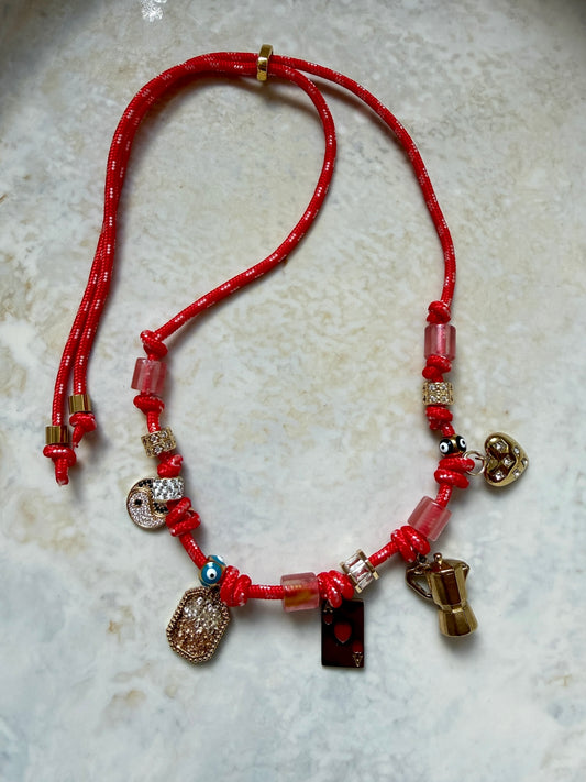 Sirena Paracord Charm Necklace