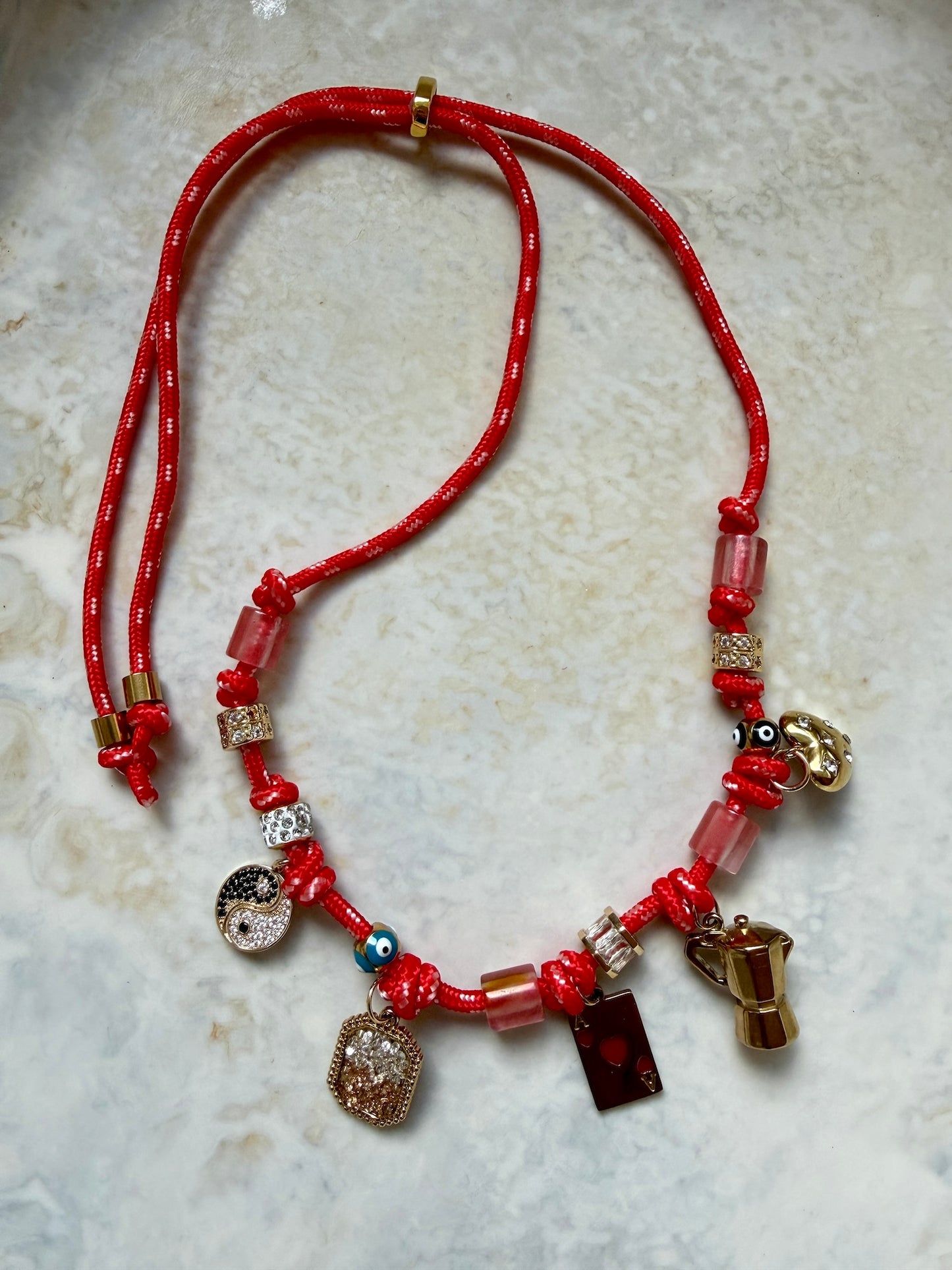 Sirena Paracord Charm Necklace