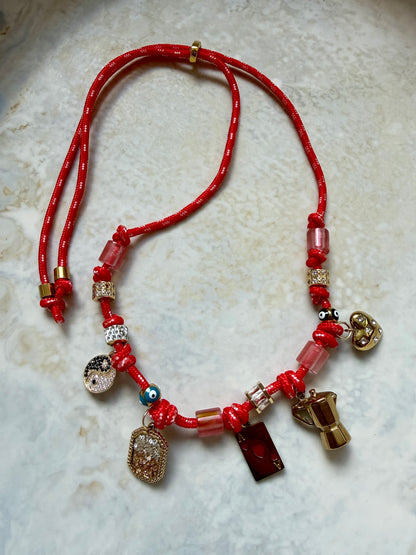 Sirena Paracord Charm Necklace