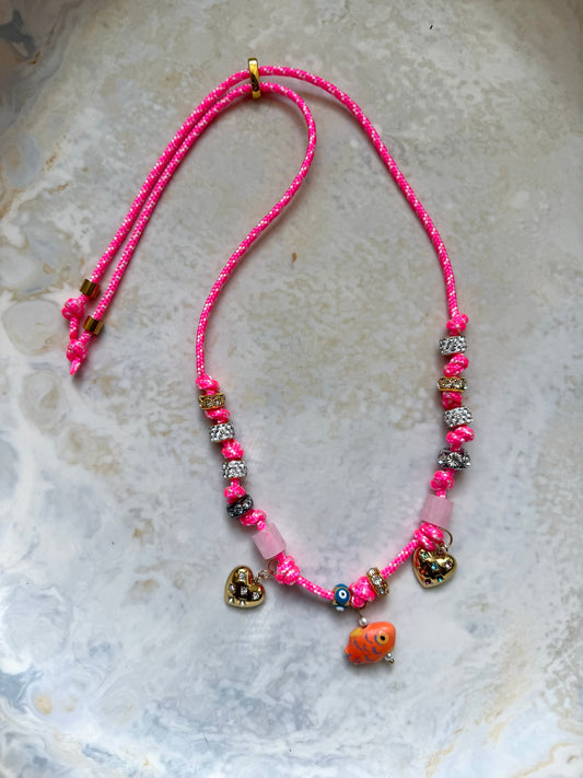 Sea Muse Charm Paracord Necklace