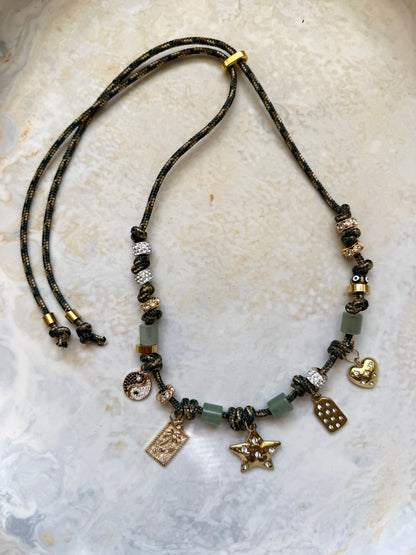 Tropic Glow Charm Paracord Necklace