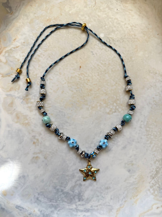 Sunwashed Charm Paracord Necklace