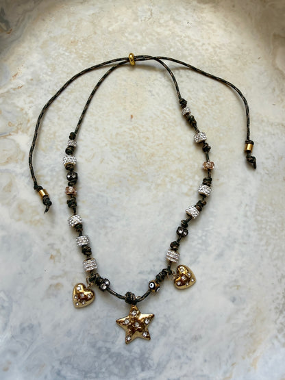 Warm Tide Charm Paracord Necklace