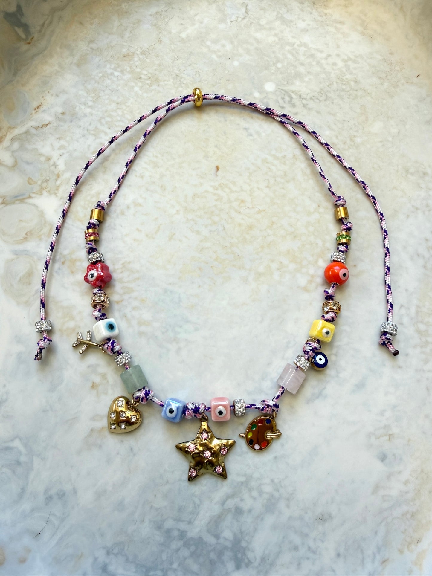 Reef Daze Charm Paracord Necklace