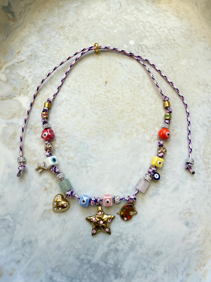 Reef Daze Charm Paracord Necklace