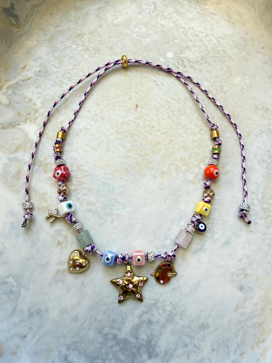 Reef Daze Charm Paracord Necklace