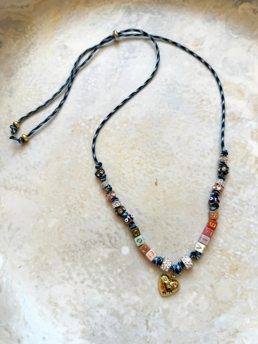 Good Vibes Paracord Necklace