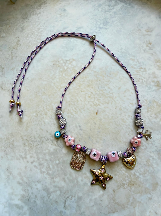 Tahiti Paracord Charm Necklace