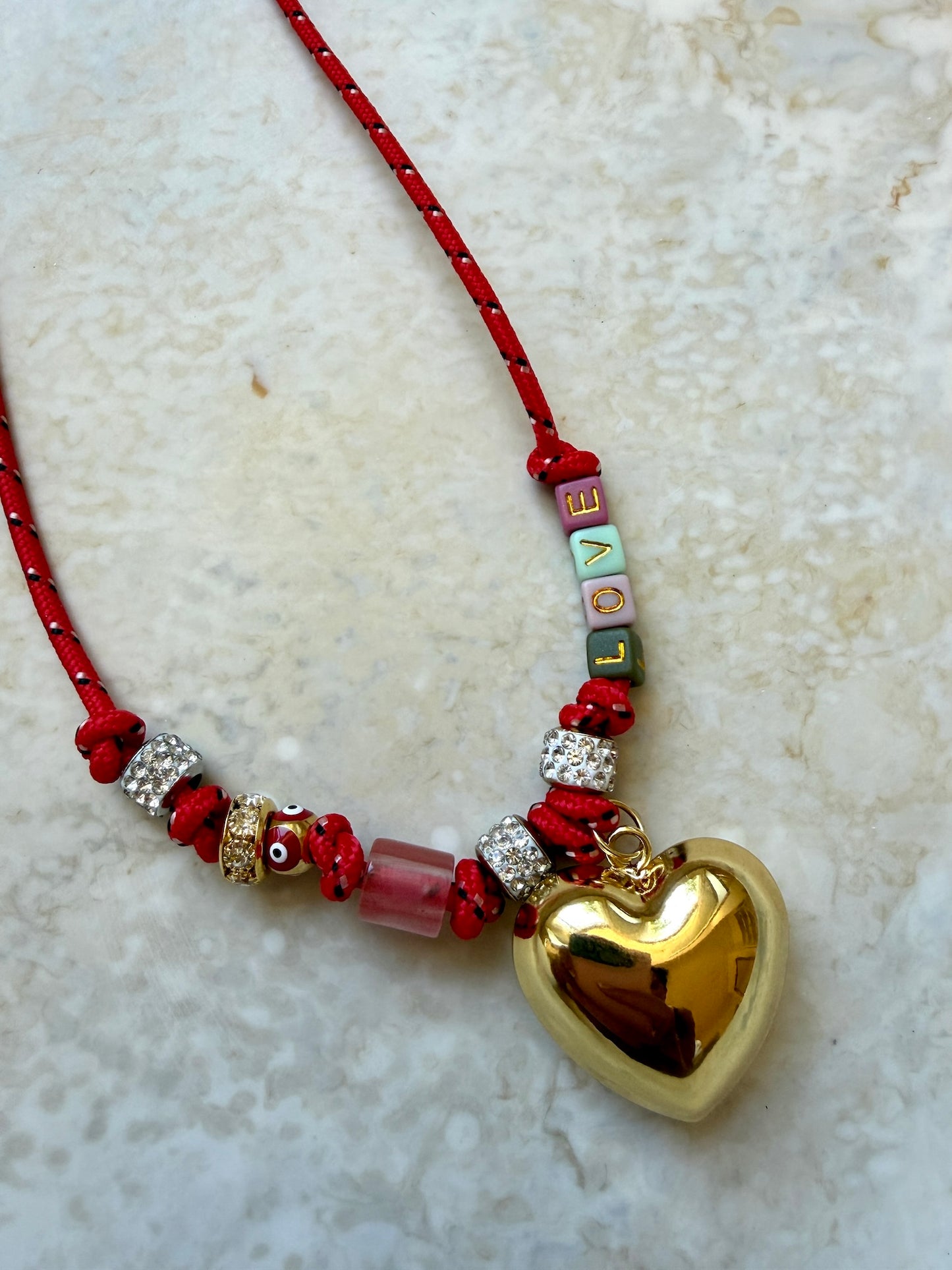Love Paracord Necklace