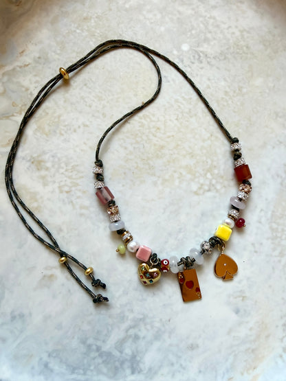 Juniper Paracord Charm Necklace