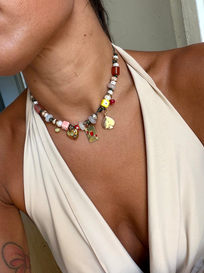 Juniper Paracord Charm Necklace