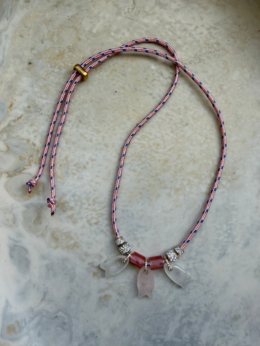 Sunbeam Paracord Charm Necklace