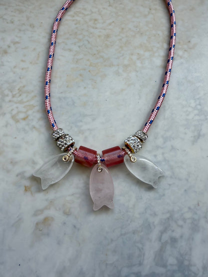 Sunbeam Paracord Charm Necklace