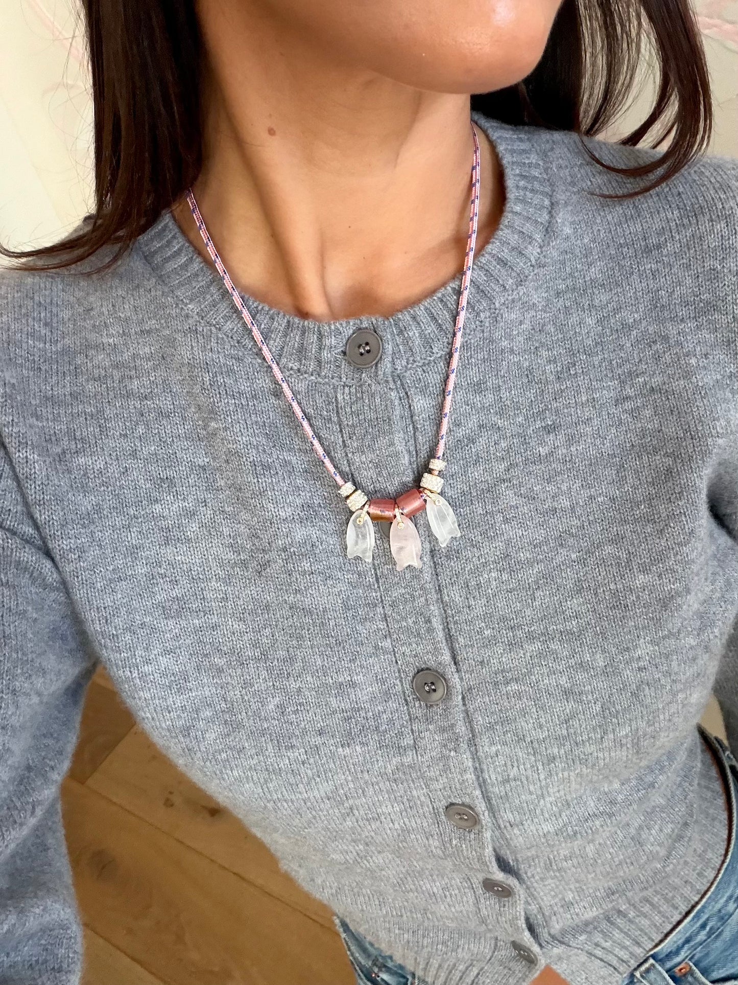 Sunbeam Paracord Charm Necklace