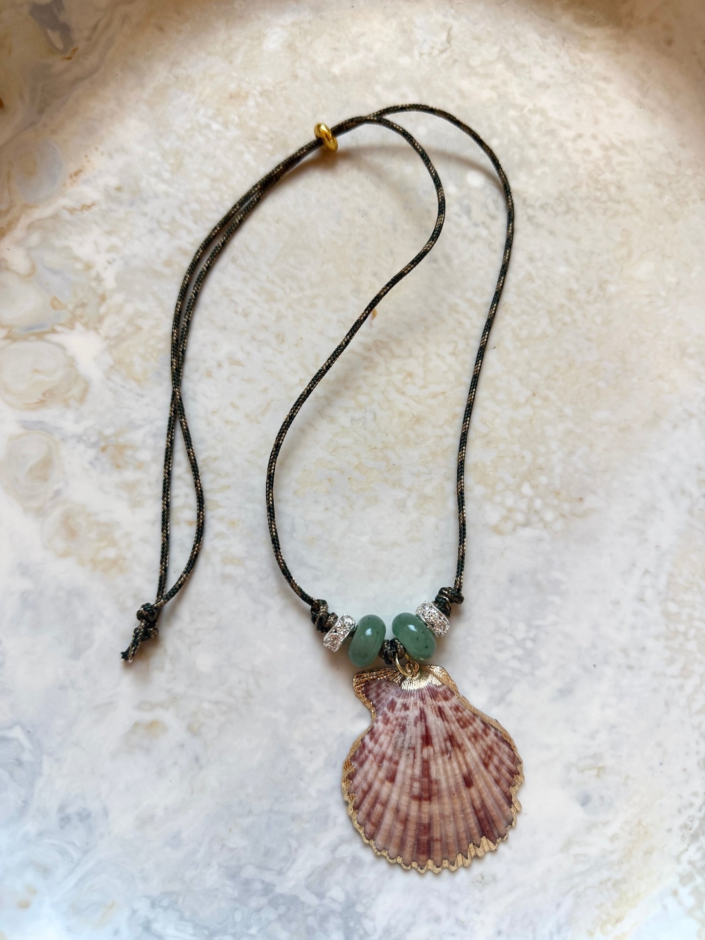 Seashell Paracord Necklace