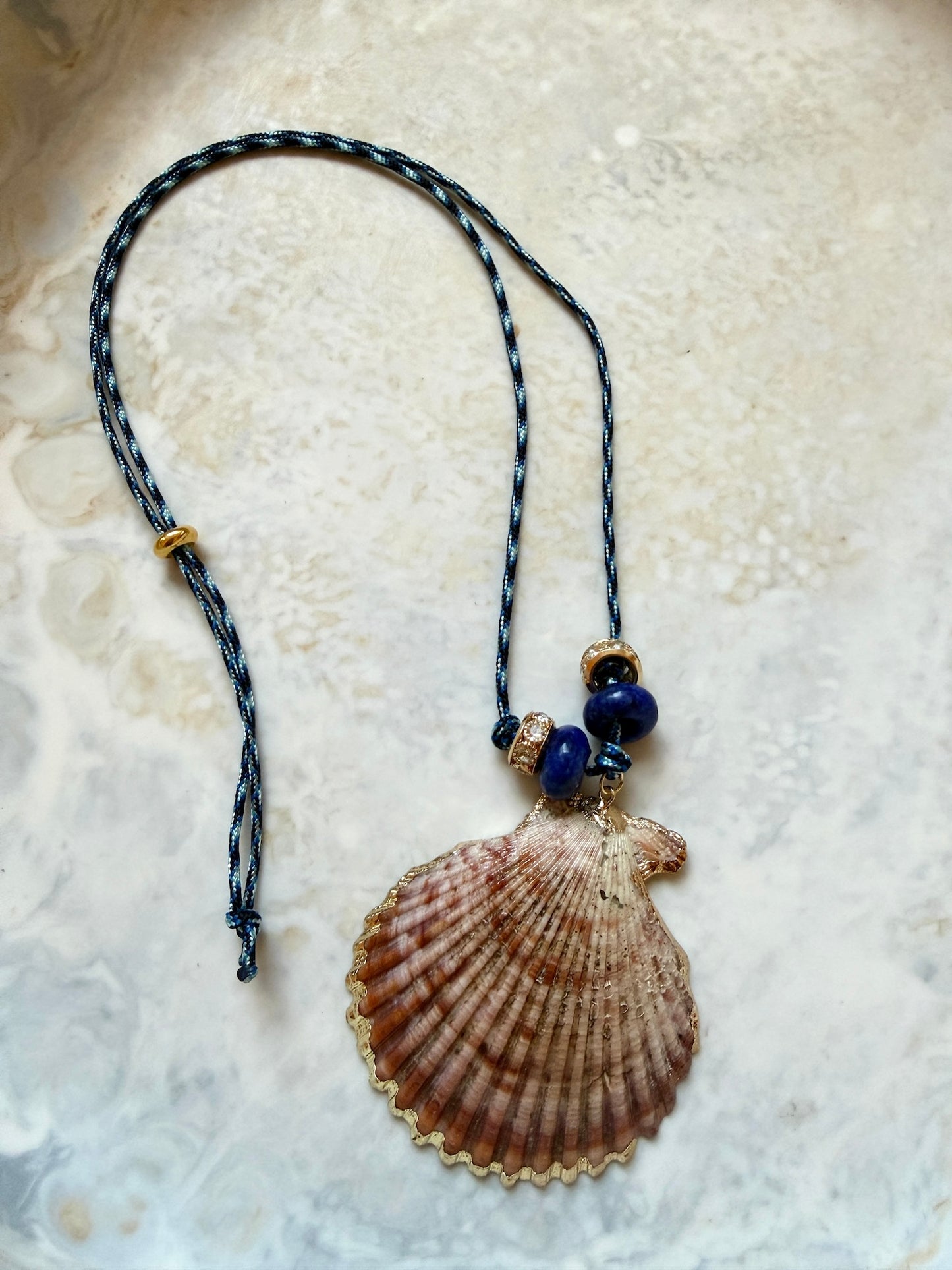 Seashell Paracord Necklace