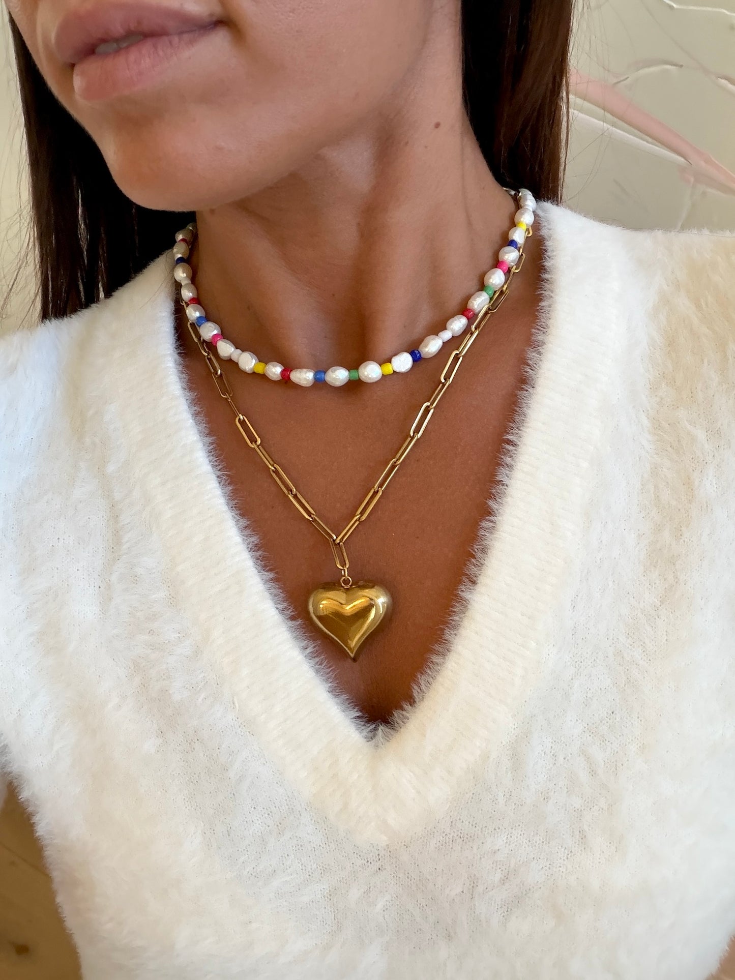 Treasure Rainbow Pearl Necklace