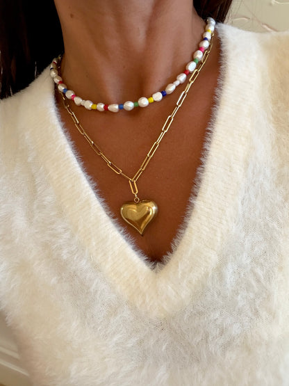 Treasure Rainbow Pearl Necklace