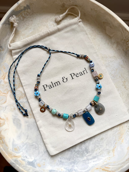 Selene Paracord Charm Necklace