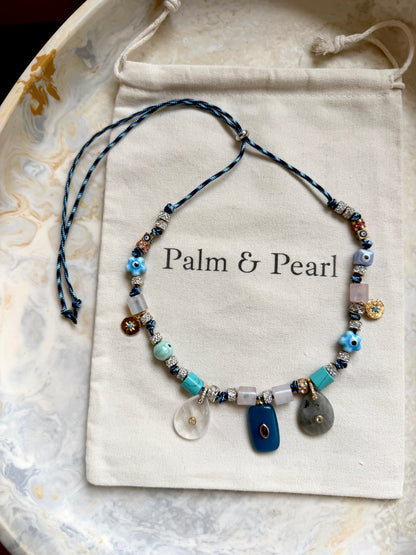 Selene Paracord Charm Necklace