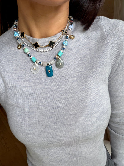 Selene Paracord Charm Necklace