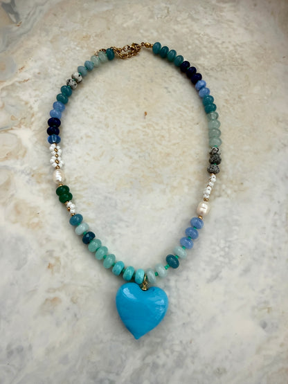 Myth beaded necklace