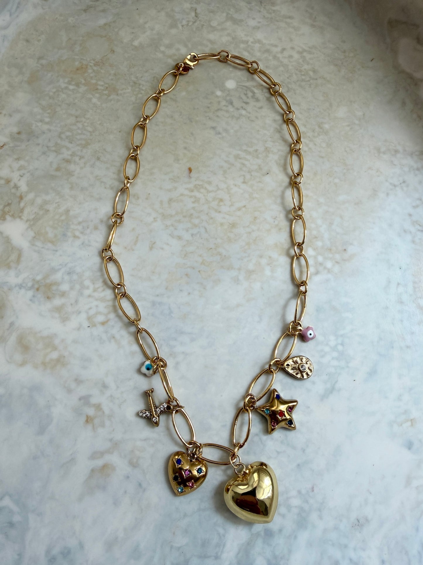 Solstice charm necklace