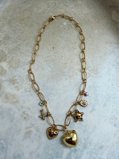 Solstice charm necklace