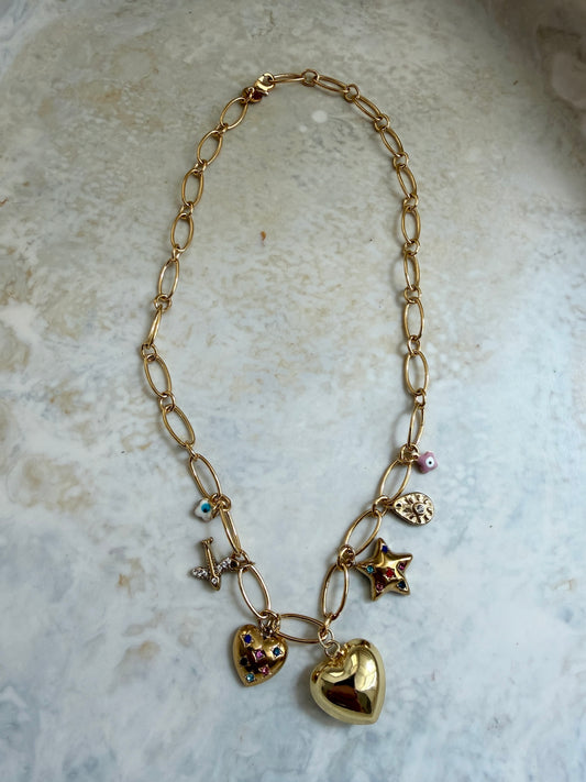 Solstice charm necklace